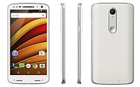 Motorola Moto X Force White Front,Back And Side pictures