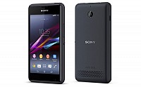 Sony Xperia E1 dual Black Front,Back And Side pictures