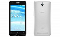 Asus ZenFone C ZC451CG Pearl White Front and Back pictures