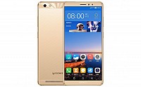 Gionee M7 Mini Gold Front And Back pictures