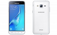 Samsung Galaxy J3 (2016) White Front and Back pictures