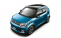 Maruti Ignis 1.2 AMT Alpha Tinsel Blue with Midnight Black pictures