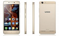 Lenovo Vibe K5 Champagne Gold Front,Back And Side pictures