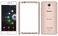 Panasonic Eluga Ray Max Rose Gold Front,Back And Side pictures