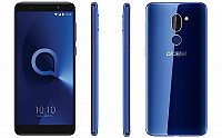 Alcatel 3X Spectrum Blue Front,Back And Side pictures