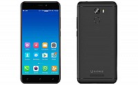 Gionee X1S Black Front And Back pictures