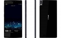 Gionee Elife S5.5 Black Front,Back And Side pictures