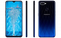 Oppo F9 Front, Side and Back pictures