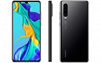 Huawei P30 Front, Side and Back pictures