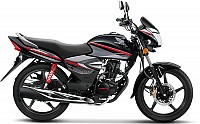 Honda CB Shine Disc CBS Limited Edition Black With Spear Silver Metallic pictures
