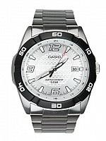 Casio Men Analog Silver Steel Watch