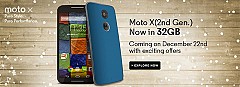 Moto X Gen 2 in 32GB model: On the Way of India