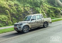 2017 Mahindra Scorpio Getaway Spotted Testing With Minimal Camouflage