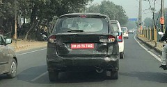 2018 Maruti Suzuki Ertiga Spied In India While Testing