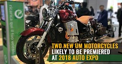 Two New UM Motorcycles Likely to be Premiered at 2018 Auto Expo