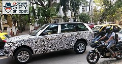 2018 Range Rover Spied While Testing In India