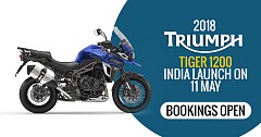 2018 Triumph Tiger 1200 India Launch on 11 May; Bookings Open