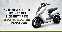 16 to 18 Years Old Likely to Get License to Ride Electric Scooters in India Soon: Read More!