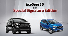 Ford Launches EcoSport S And Special Signature Edition