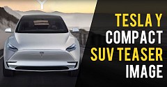 Tesla Model Y Compact SUV Teaser Image Out Again