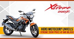 2018 Hero Xtreme 200R Official Pricing Unveiled; Attract INR 88,000 Price Sticker