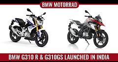 BMW G310GS and G310 R Launched in India