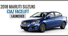 2018 Maruti Suzuki Ciaz Facelift Now Available At INR 8.19 lakh