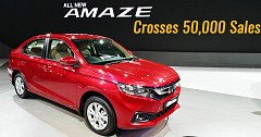 Honda Amaze Crosses 50,000 Sales Mark In Record Time