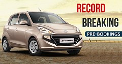 Record Breaking Pre-Bookings of New Hyundai Santro