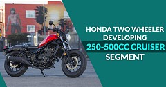 Honda Aims to Introduce Motorcycle in Niche (250-500cc) Cruiser Segment