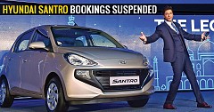 Hyundai Santro bookings suspended owing to limited production