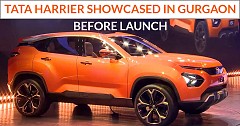 Tata Harrier showcased in Gurgaon before the official launch