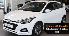 Record Sales Globally As Hyundai i20 crosses 1.3 million mark
