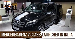 Mercedes-benz V-class Launched In India: Checkout The Price