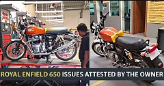 Royal Enfield 650 Issues Attested By The Owner Who Ridden Bike For 2 Months