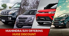 Mahindra SUV Offering Huge Discount Up to INR 77,000 This March 2019
