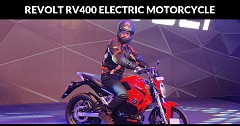 Revolt RV 400, India’s First AI Enabled Electric Bike Exhibited