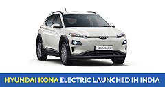 Hyundai Kona Electric launched in India at INR 25.30 lakh