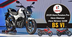 New Hero Passion Pro & Glamour BS6 Launched; Hero Xtreme 160R Coming Soon