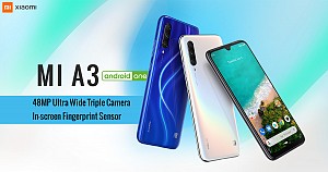 Xiaomi Launches Mi A3 with Triple Rear Camera Setup and Snapdragon 665 Soc Processor