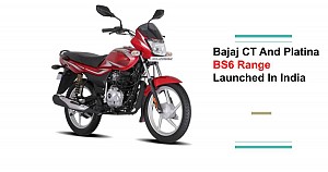 Bajaj Launches BS6 CT100 and Platina 100