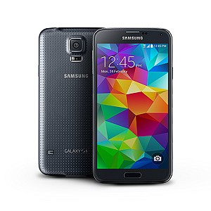 Samsung Galaxy S5 Charcoal Black Front And Back