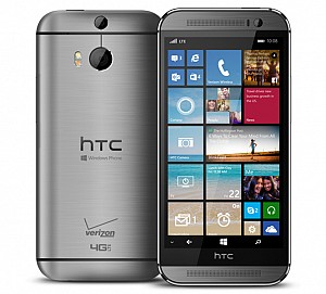 HTC One M8 for Windows Gunmetal Gray Front And Back
