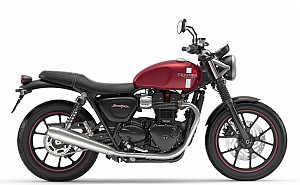 triumph street twin Cranberry Red