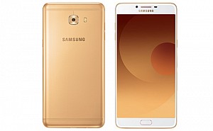 Samsung Galaxy C9 Pro Gold Front And Back