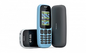 Nokia 105 (2017) Front, Back and Side