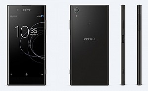 Sony Xperia XA1 Plus Black Front, Back and Side