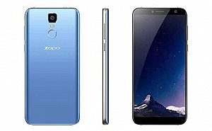 Zopo Flash X2 Coral Blue Front, Back and Side