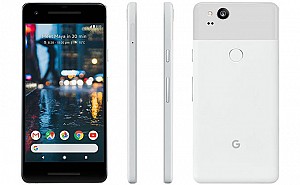 Google Pixel 2 Clearly White Front, Back And Side