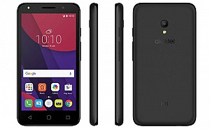 Alcatel Pixi 4 (5) Volcano Black Front,Back And Side
